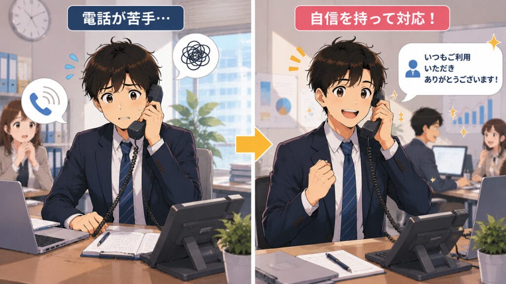 英語でオフィスの電話応対をする