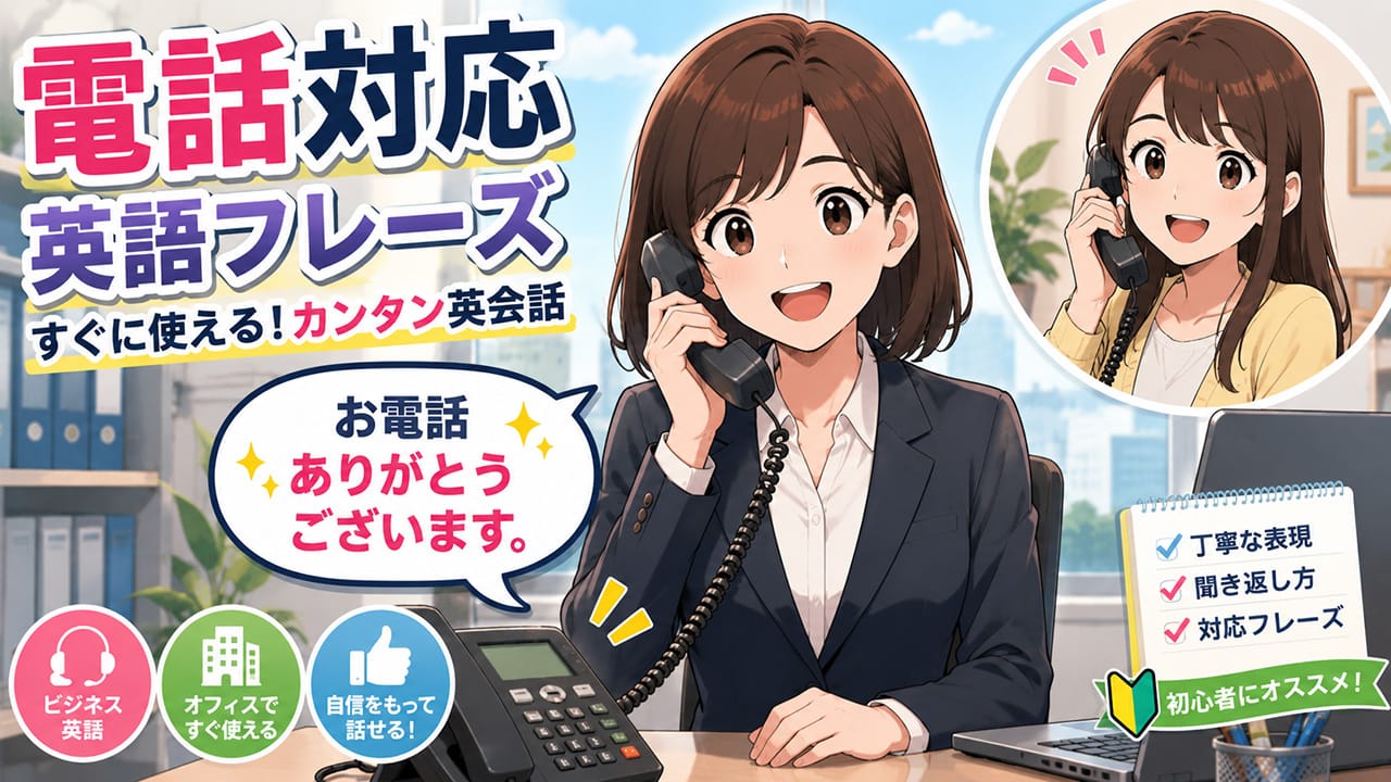 英語で電話ではっきり話す