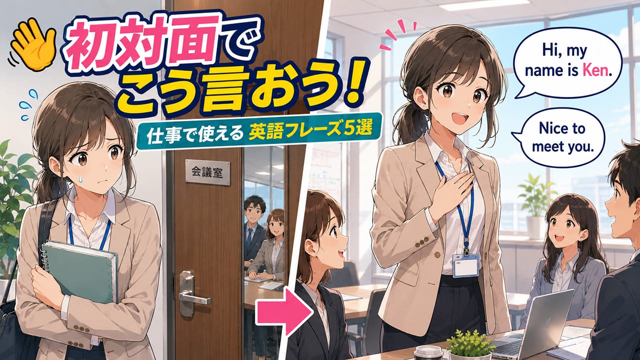 職場での英語自己紹介