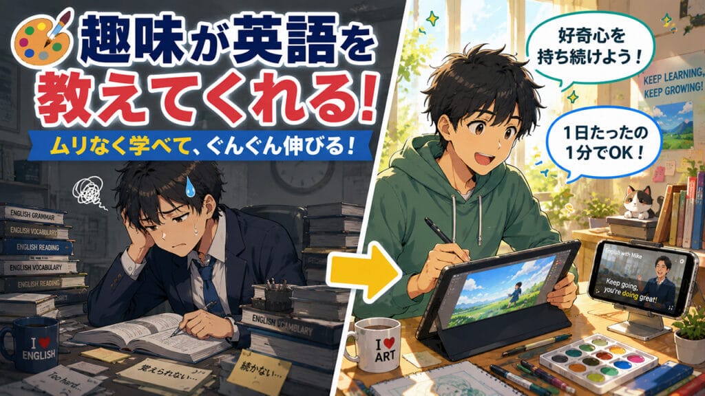 趣味を通して英語を学ぶ