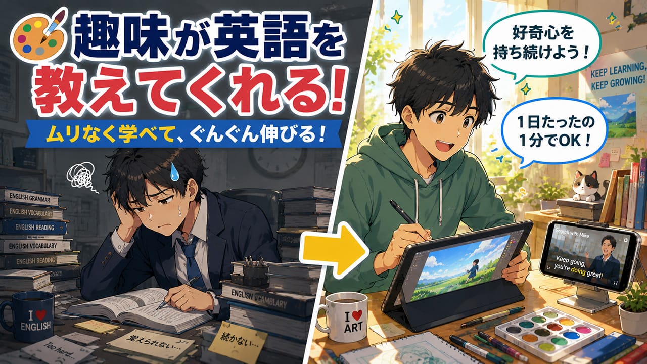 趣味を通して英語を学ぶ